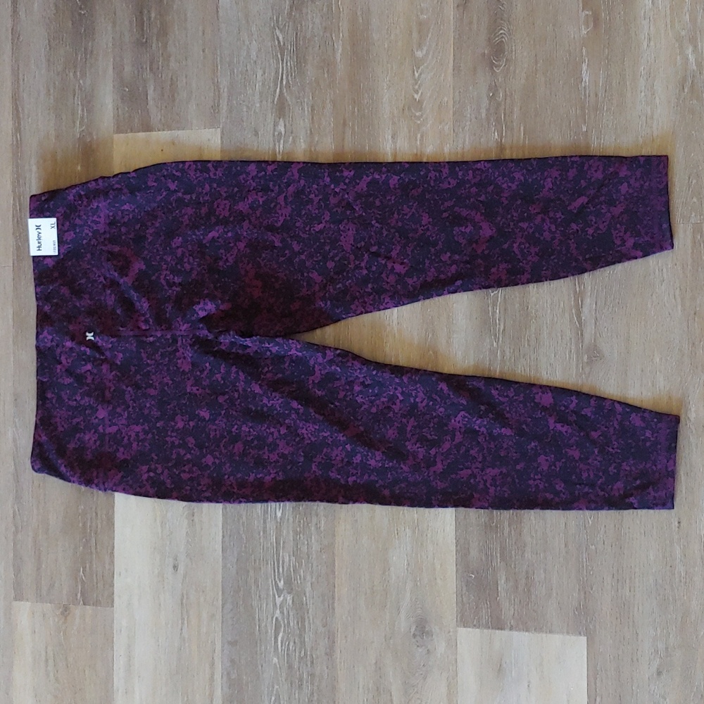 NWT Hurley Women's Purple Reversible Leggings Size XL - Picture 4 of 11